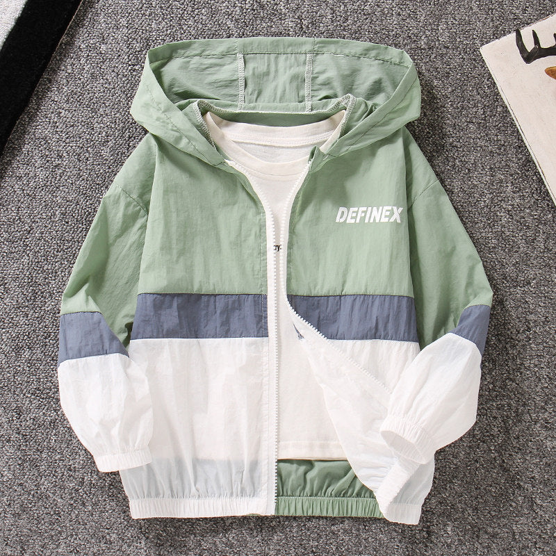 Unisex nan lightweight windproof hooded jacket with zipper and elastic cuffs Chichicherry