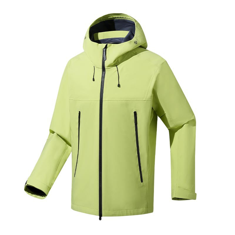 Men's water- and windproof softshell outdoor jacket with adjustable hood Chichicherry