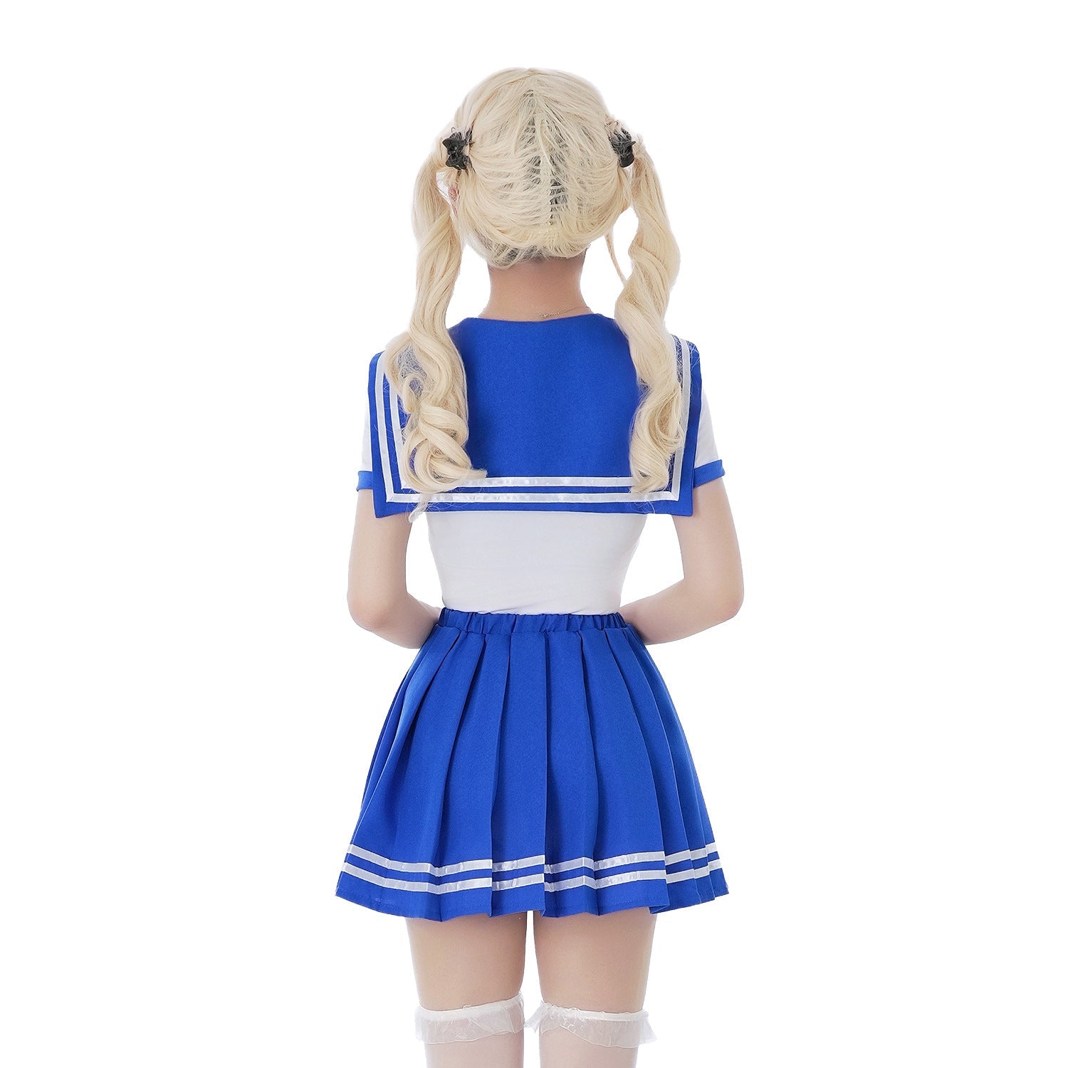 Women Schoolgirl Costume with characteristic collar and flared skirt Chichicherry