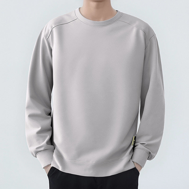 Men's Casual Oversized Sweatshirt with Raglan Sleeves and Brushed Interior Chichicherry