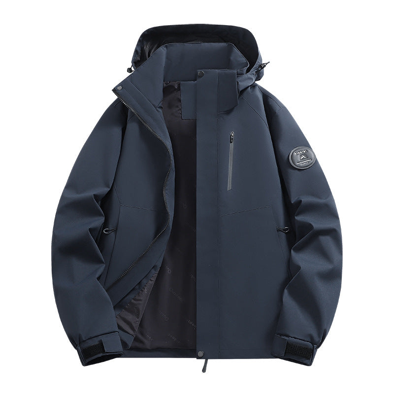 Men's Softshell Outdoor Parka with technical membrane, welded seams and waterproof zippers Chichicherry
