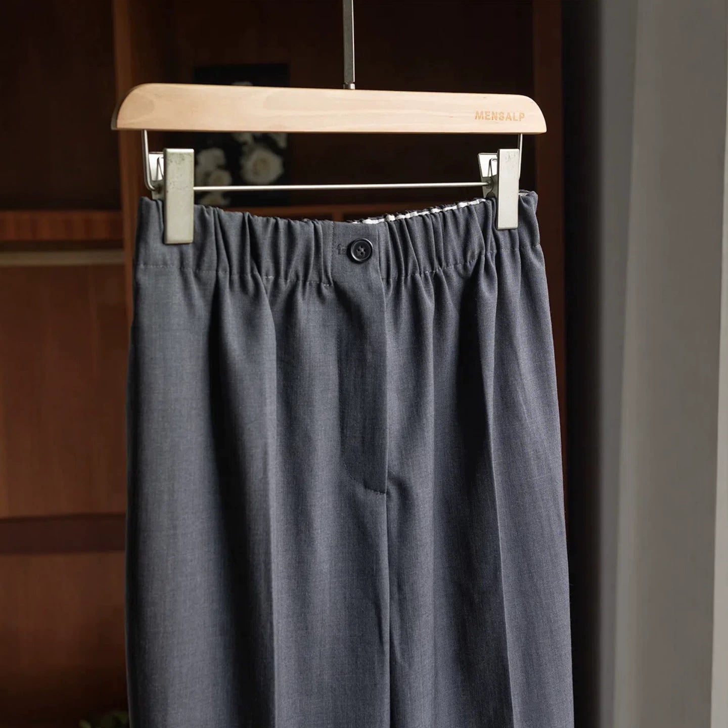 Women's Elegant and Loose Fabric Trousers Drune