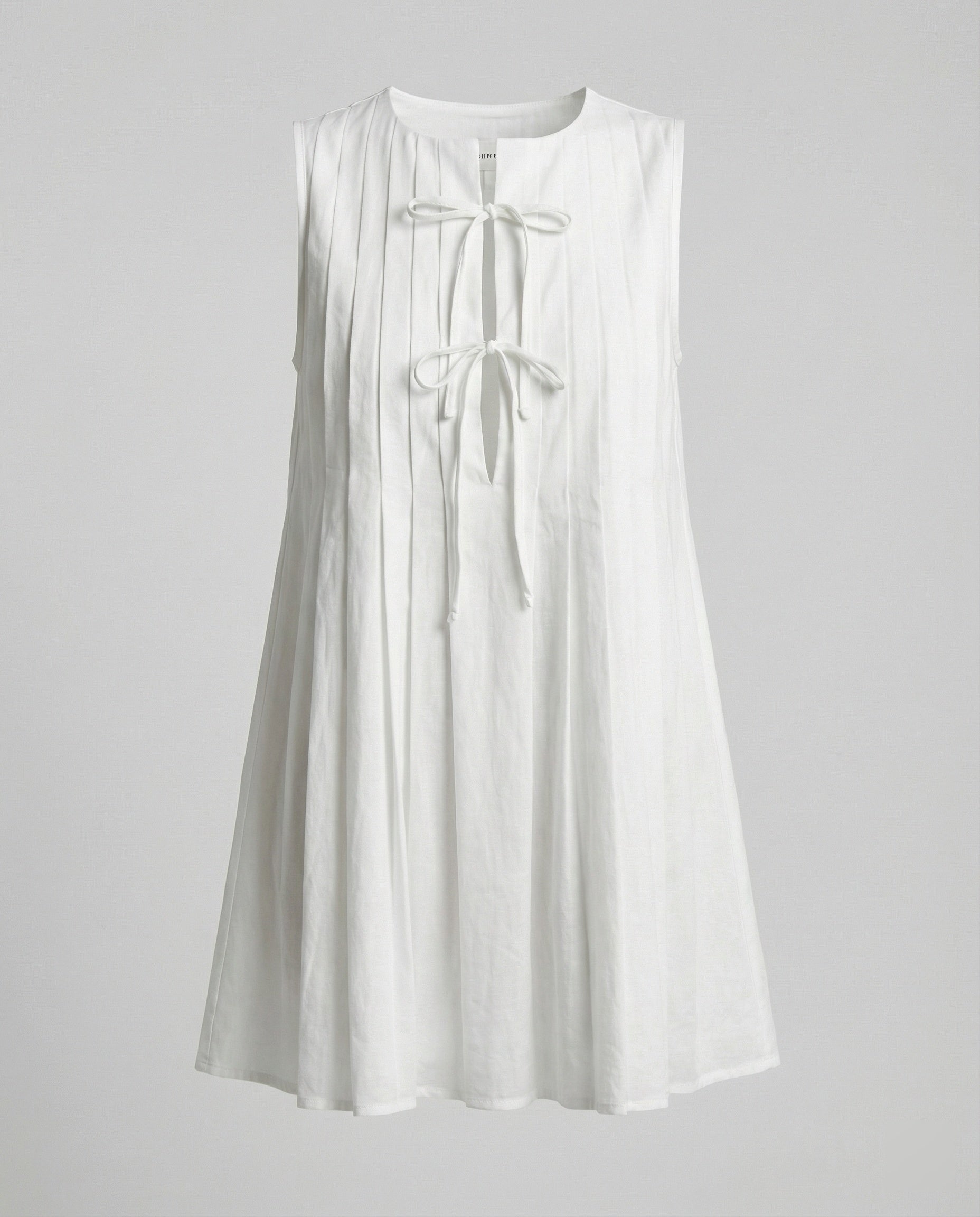 Women's Casual Dress Sleeveless with Pleats