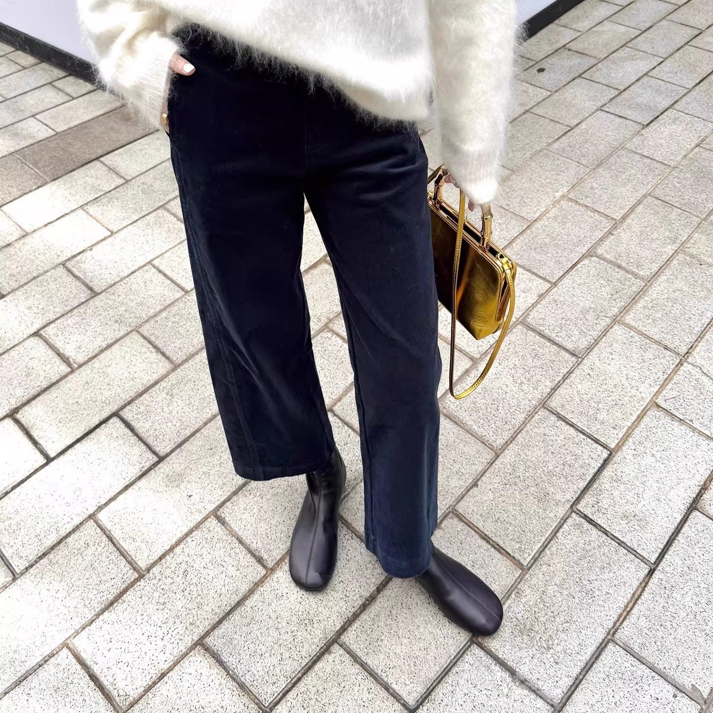 Women Elegant and Comfortable Fabric Trousers Drune