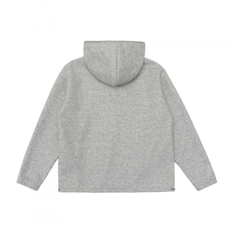 Unisex hoodie with button placket and soft fleece inner lining Chichicherry