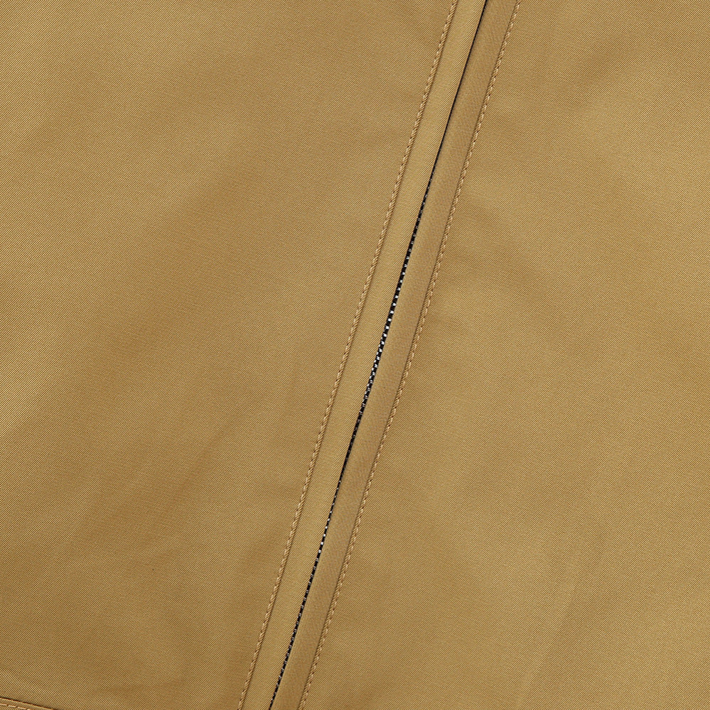 Women's cropped bomber jacket with wide shirt collar and concealed zipper Chichicherry