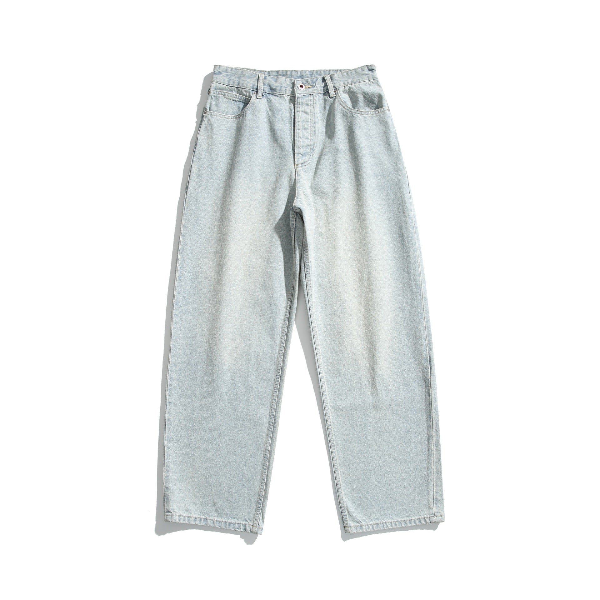 Women High-Waisted Straight-Leg Jeans with Wide Leg Chichicherry