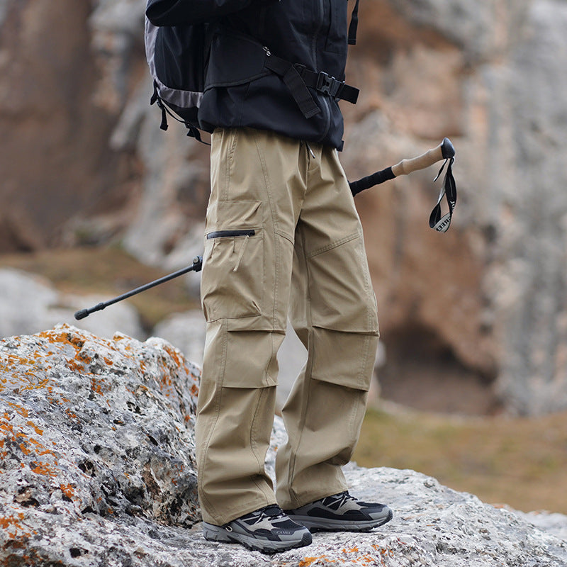Men's Robust Water-Repellent Trekking Pants with Cargo Pockets Chichicherry
