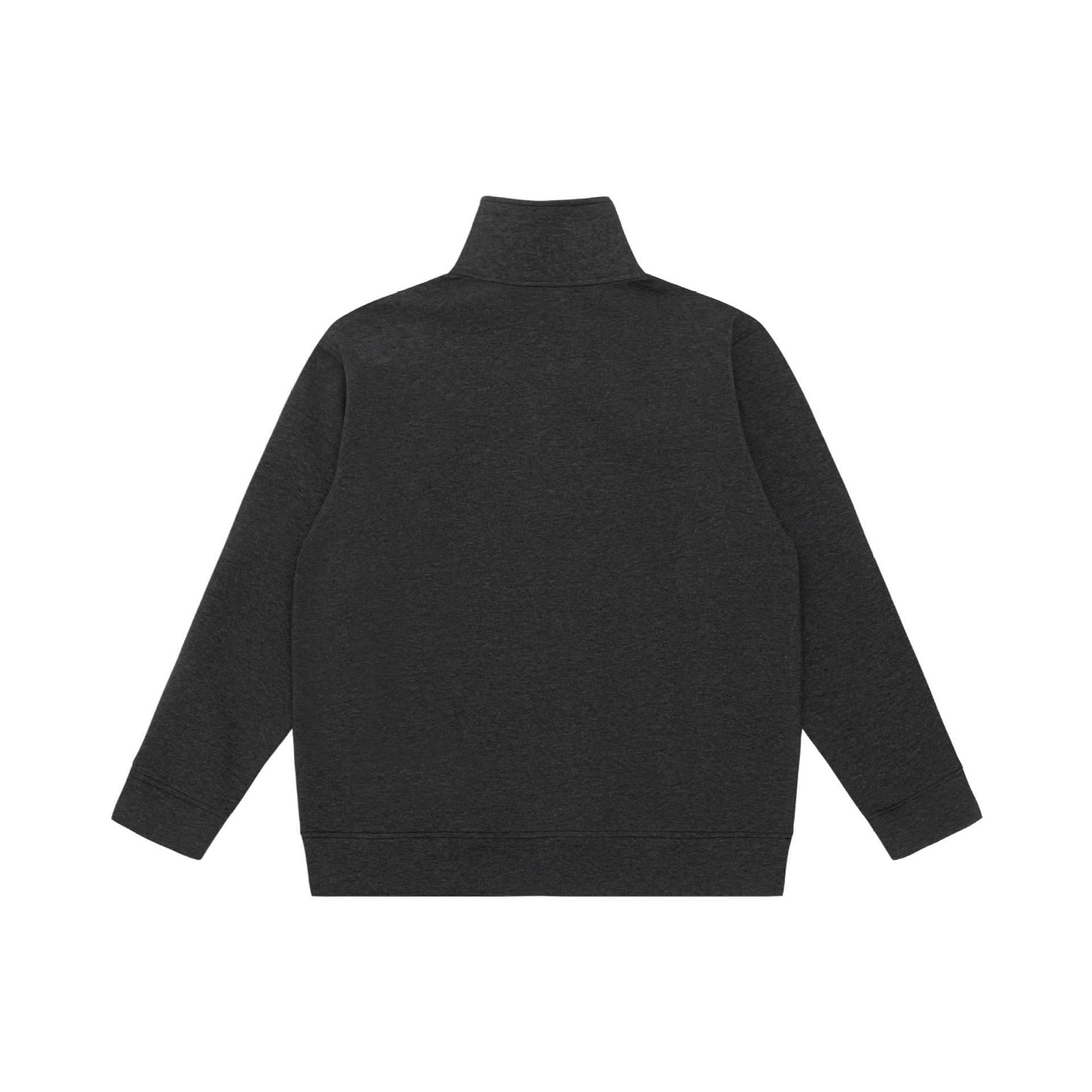 Unisex half-zip sweatshirt with high standing collar, kangaroo pocket and boxy cut Chichicherry