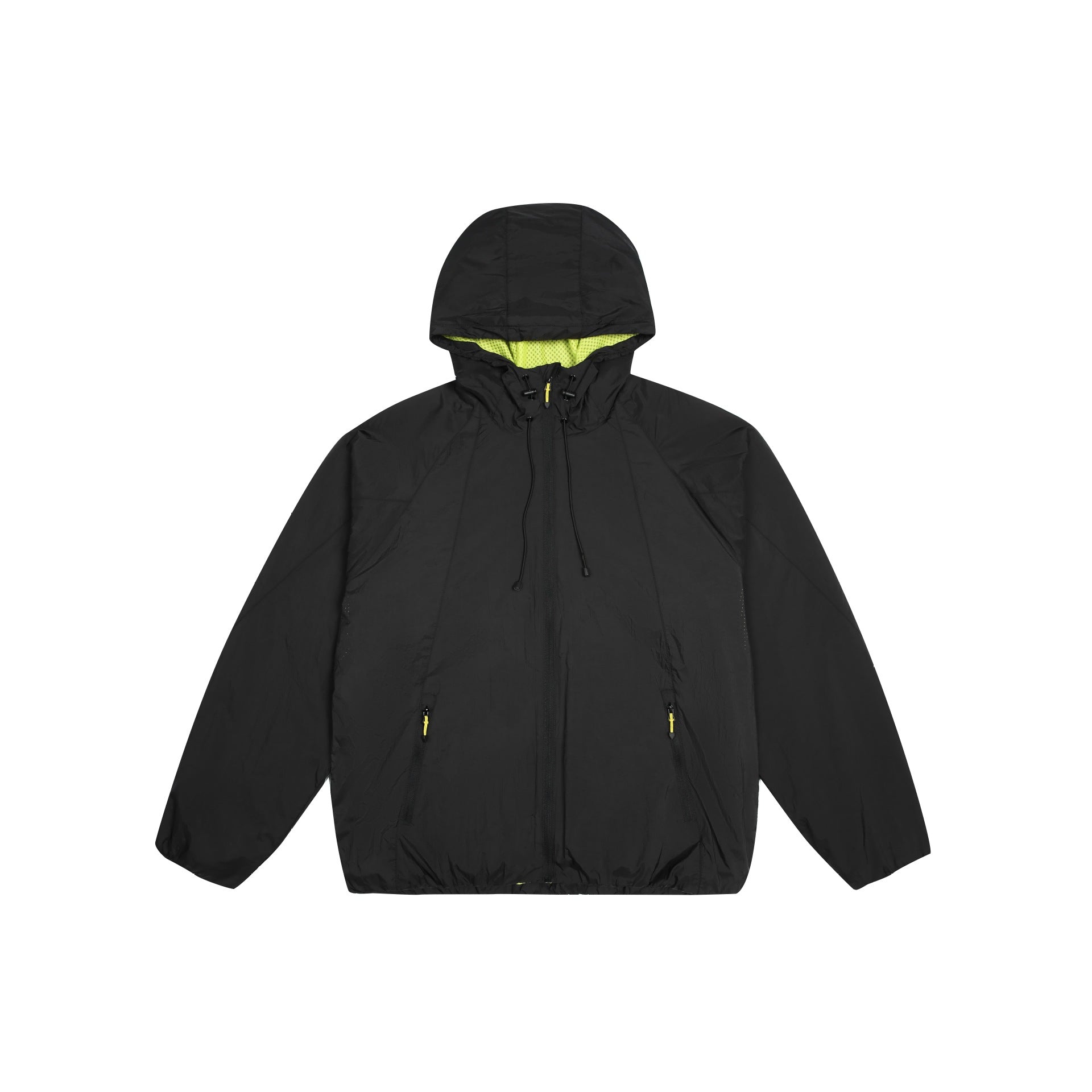 Unisex Lightweight Windbreaker with Adjustable Hood, Packable Nylon Jacket Chichicherry