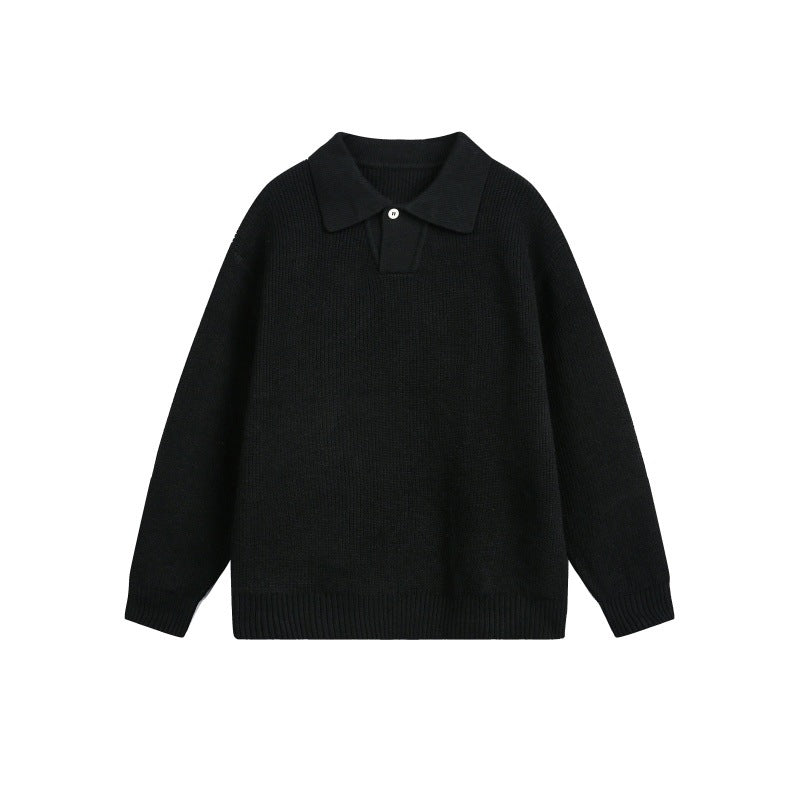 Women’s chunky knit polo with Kent collar and oversized silhouette Chichicherry