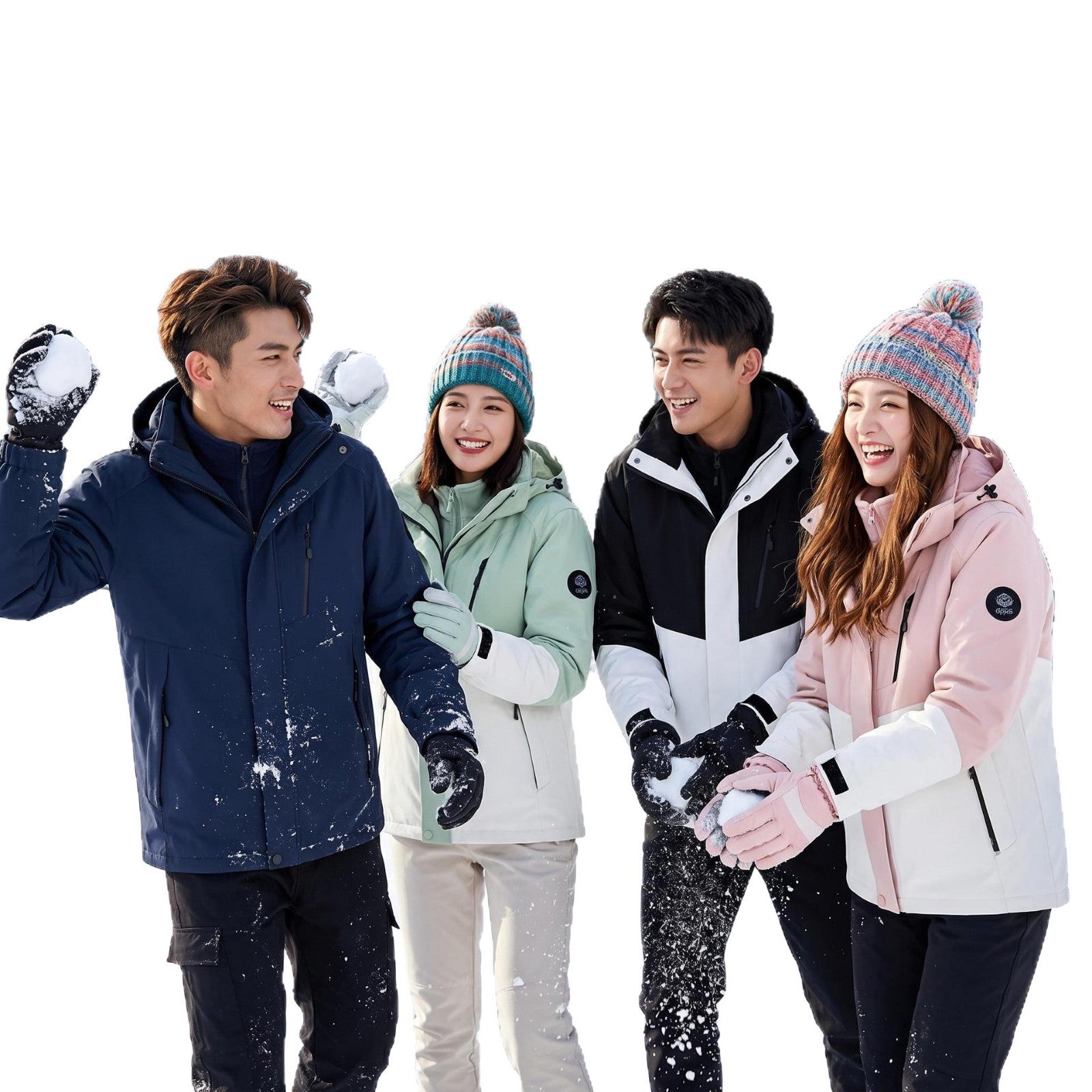 Men's three-layer breathable softshell trekking jacket with integrated fleece collar and adjustable hood Chichicherry