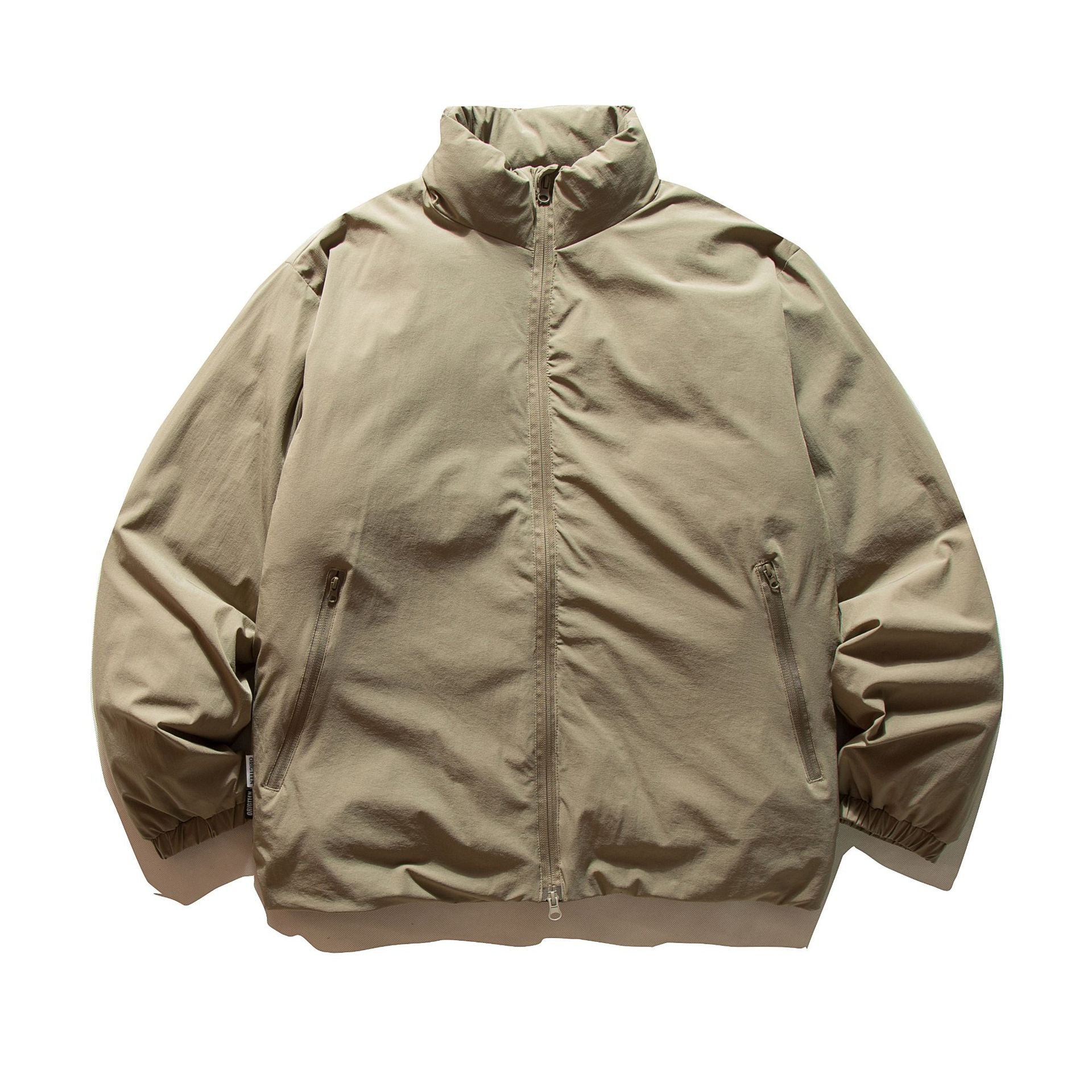 Men's short blouson with light thermal padding, high stand-up collar and elastic cuffs Chichicherry