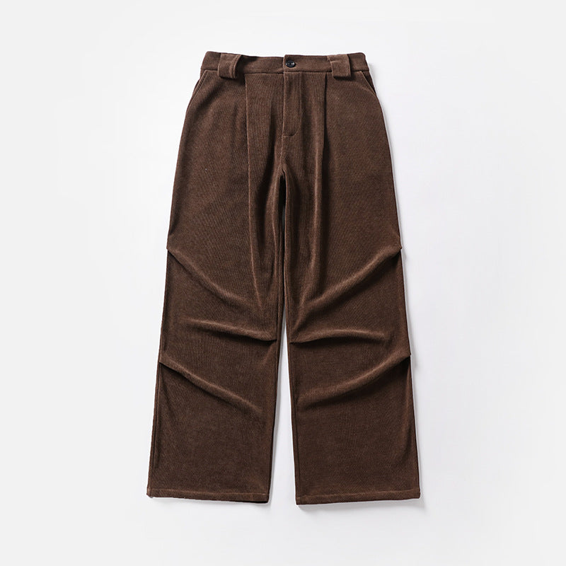 Women pleated trousers with wide leg and high waist Chichicherry