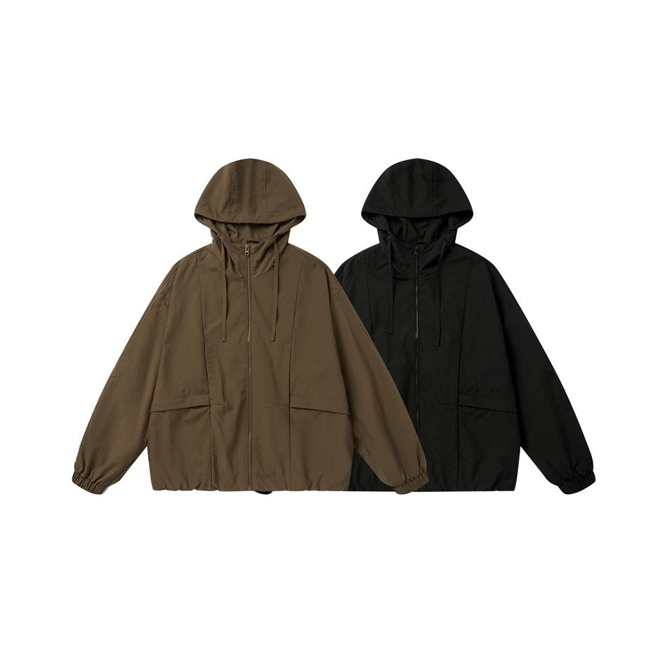 Unisex Oversize Hooded Sweatshirt with elastic hem and utility pockets Chichicherry