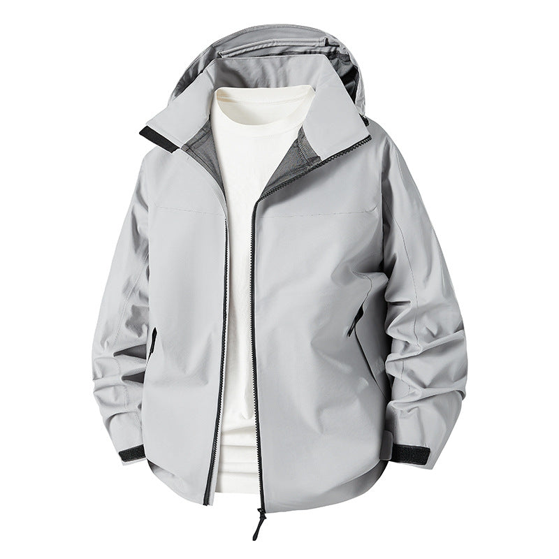 Women Water-repellent Breathable Hooded Jacket with Adjustable Cuffs Chichicherry