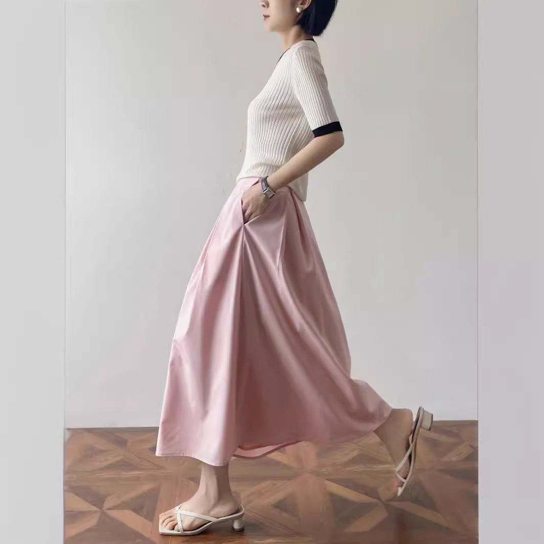 Women's Elegant and Casual Midi Blouse with Button Detail Drune