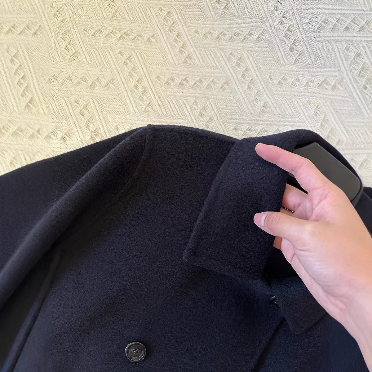 Women Elegant Double-breasted Jacket Chichicherry