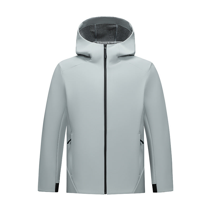 Women's Tailored Softshell Jacket with Hood and Fleece Lining Chichicherry