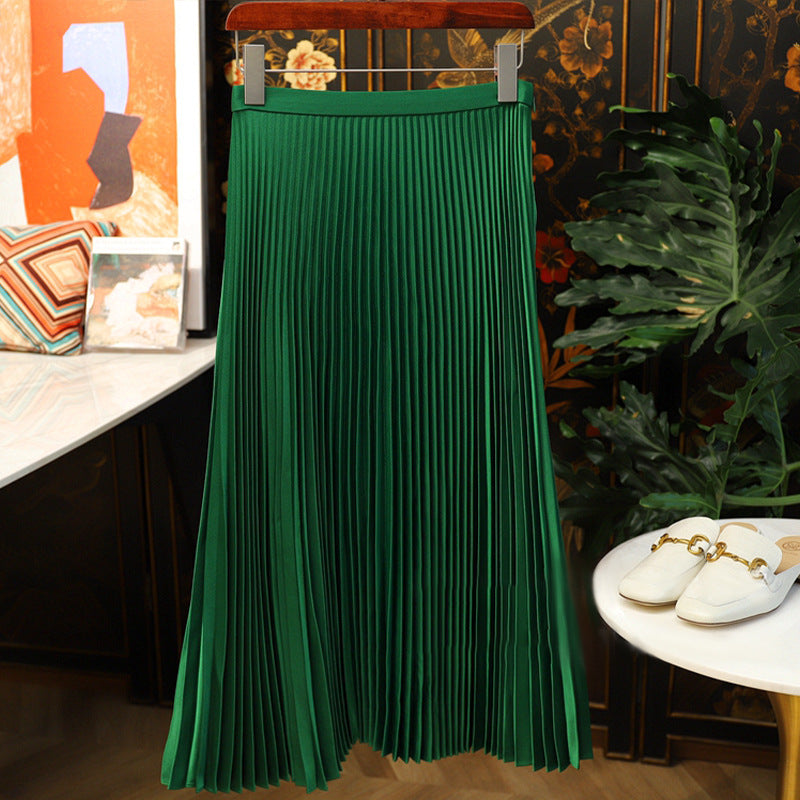Women Elegant and airy pleated skirt combination Drune