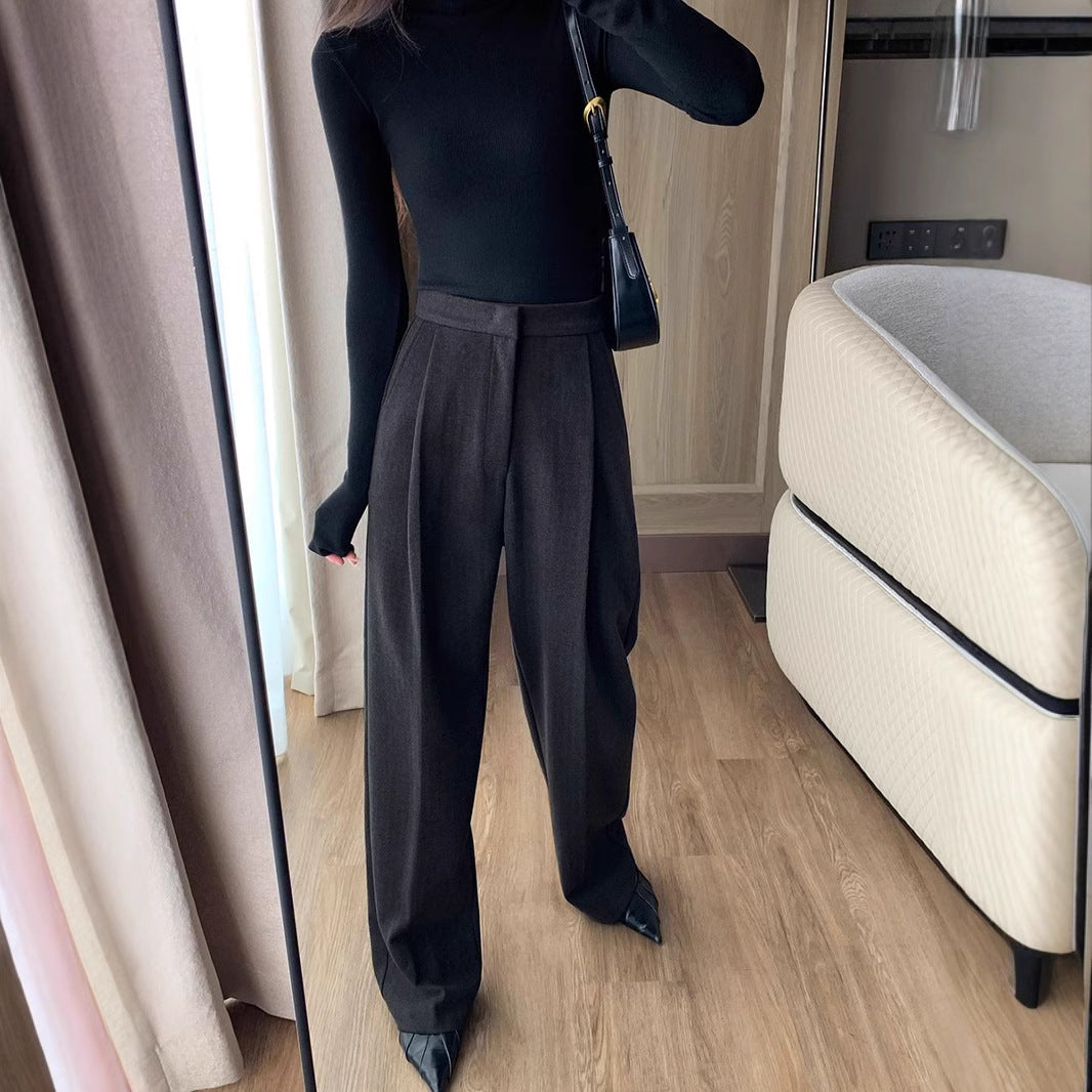 Women's Elegant High-Waisted Pants Chichicherry