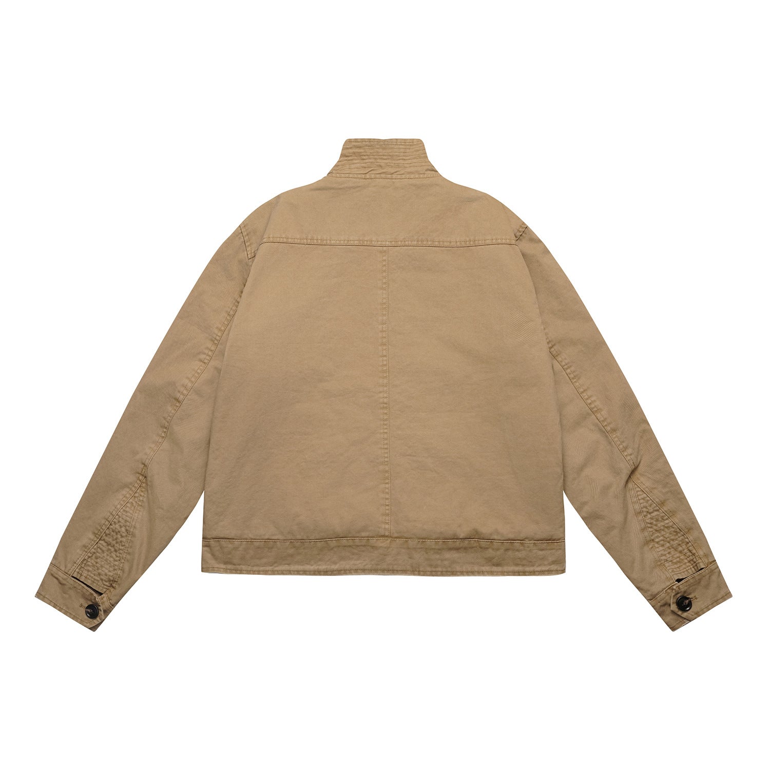 Men's short jacket in field blouson style with soft teddy lining and stand-up collar Chichicherry