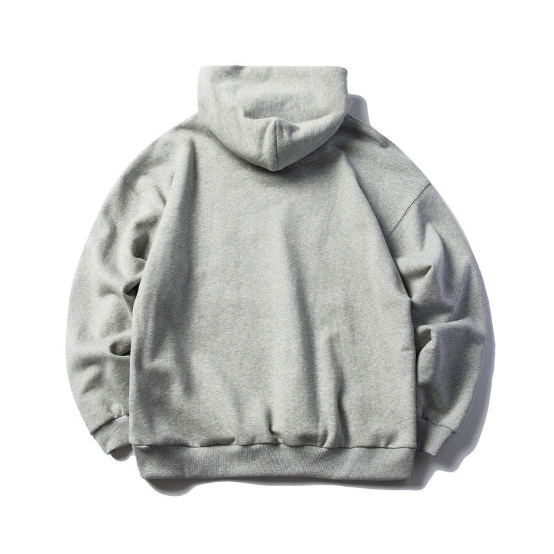 Unisex Oversize Hoodie with Collegiate Print and Kangaroo Pocket Chichicherry