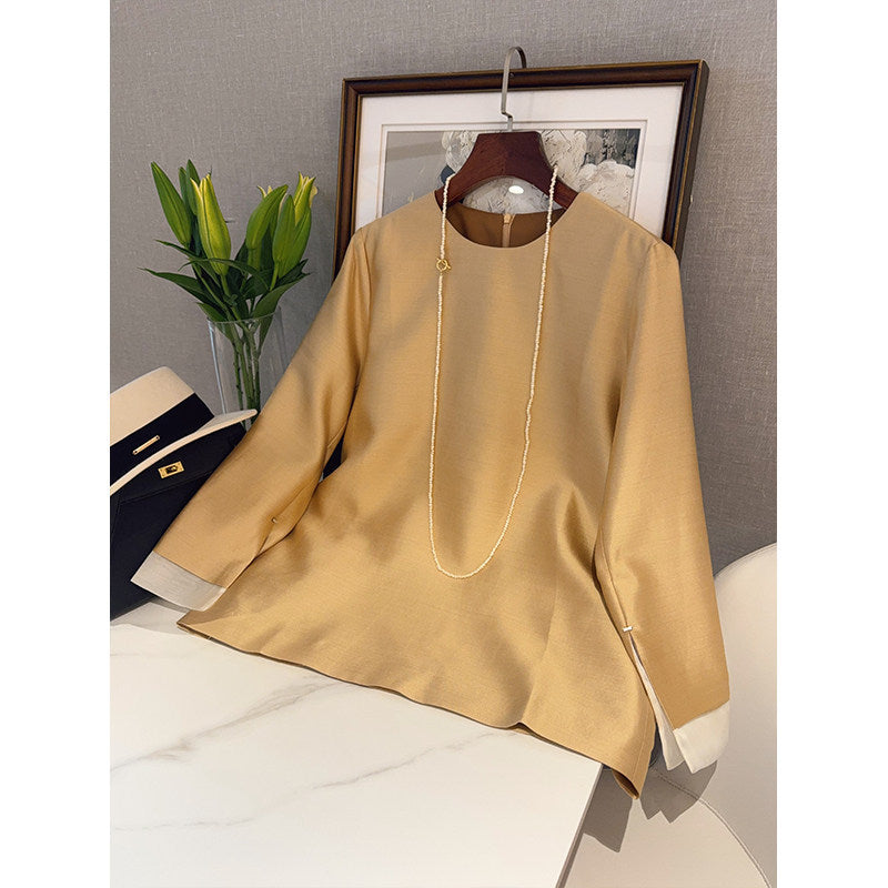 Women Elegant blouse made of high-quality fabric with exclusive cut Chichicherry
