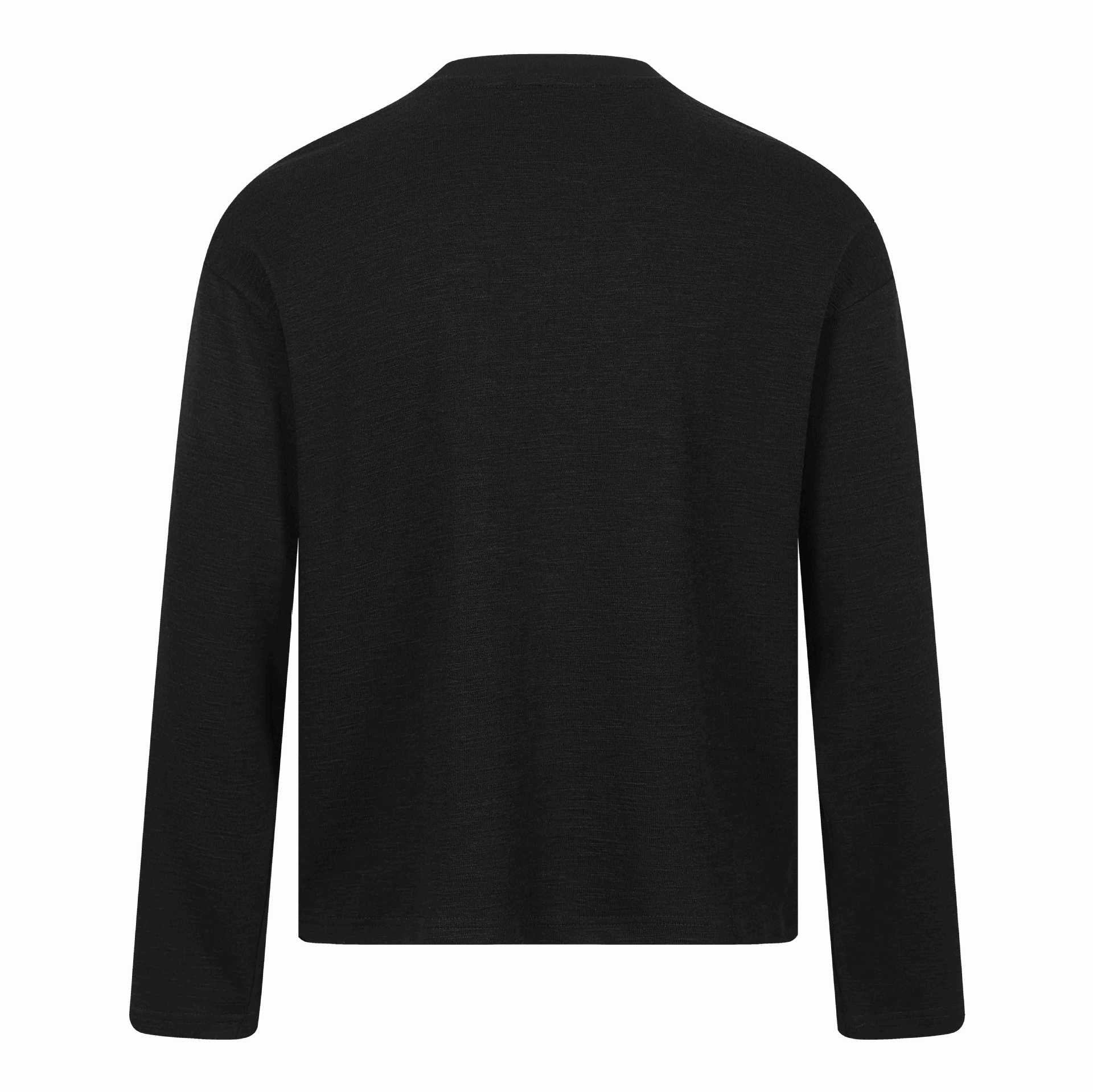 Unisex Long Sleeve Oversized Sweatshirt with Collage Photo Print and Soft Round Neck Chichicherry