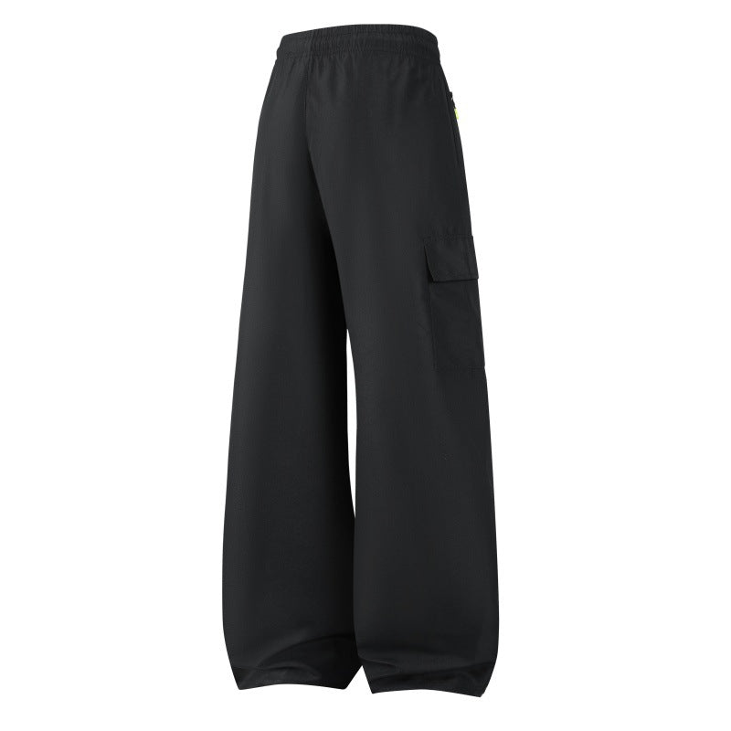 Men's Loose Utility Cargo Shorts with Elastic Waistband, Drawstring & Zipper Pockets Chichicherry