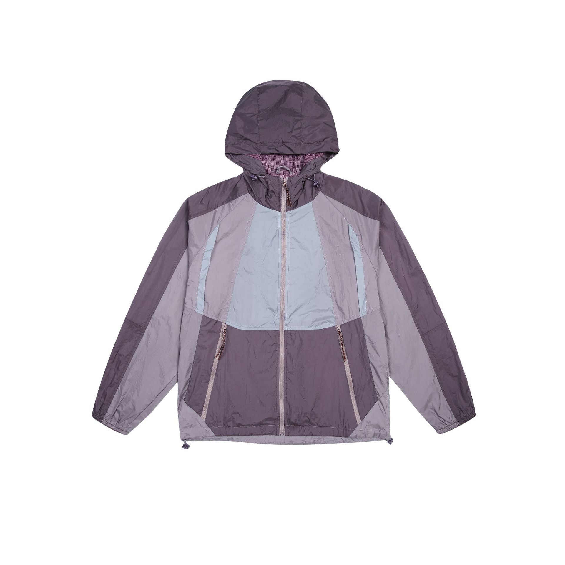 Unisex Lightweight Hooded Windbreaker with Mesh Lining and Drawstring Chichicherry