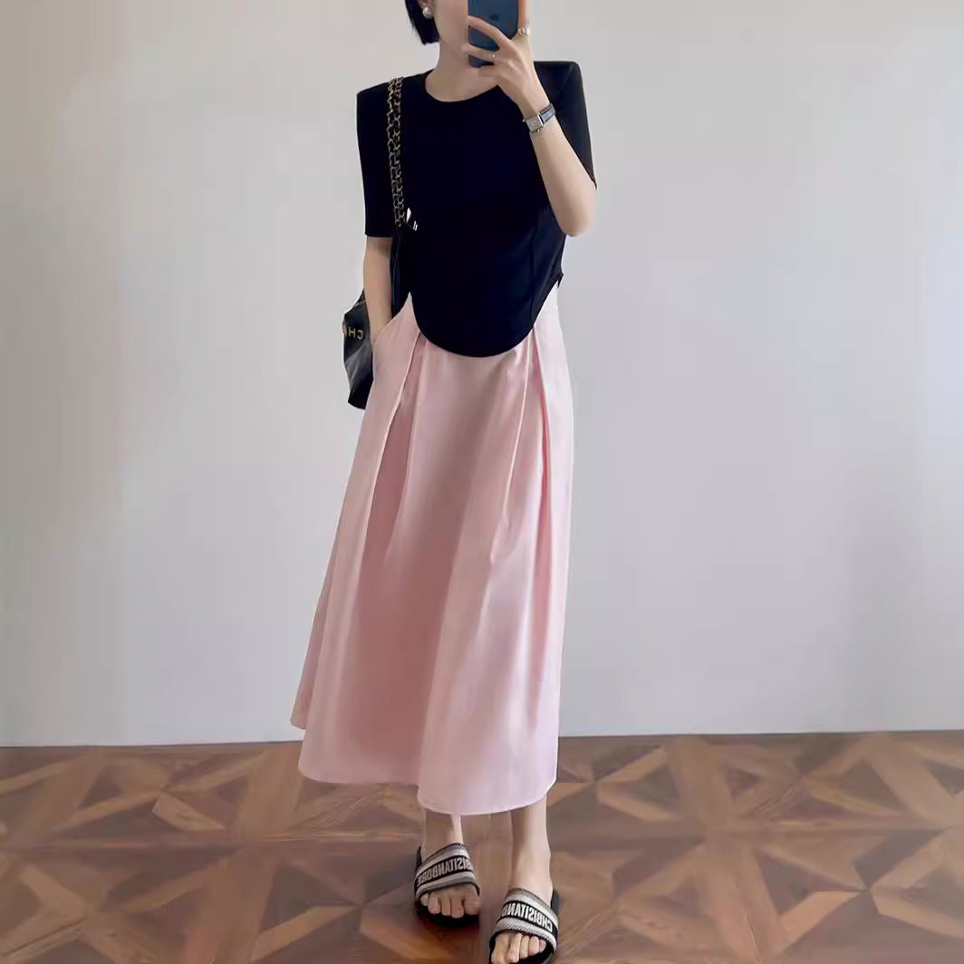 Women's Elegant and Casual Midi Blouse with Button Detail Drune