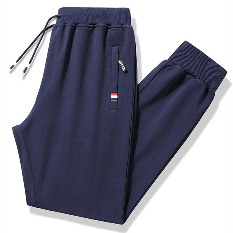 Men's tapered joggers with drawstring, zip pocket & ribbed cuffs Chichicherry