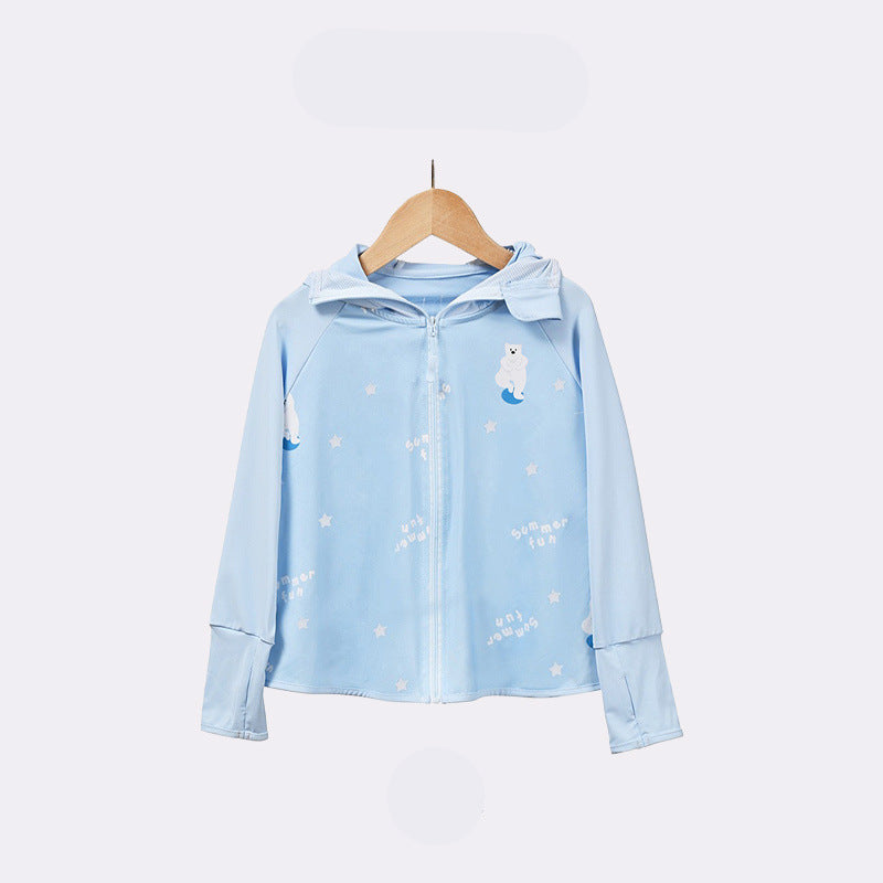 Ladies UV protection jacket with hood and soft material Chichicherry