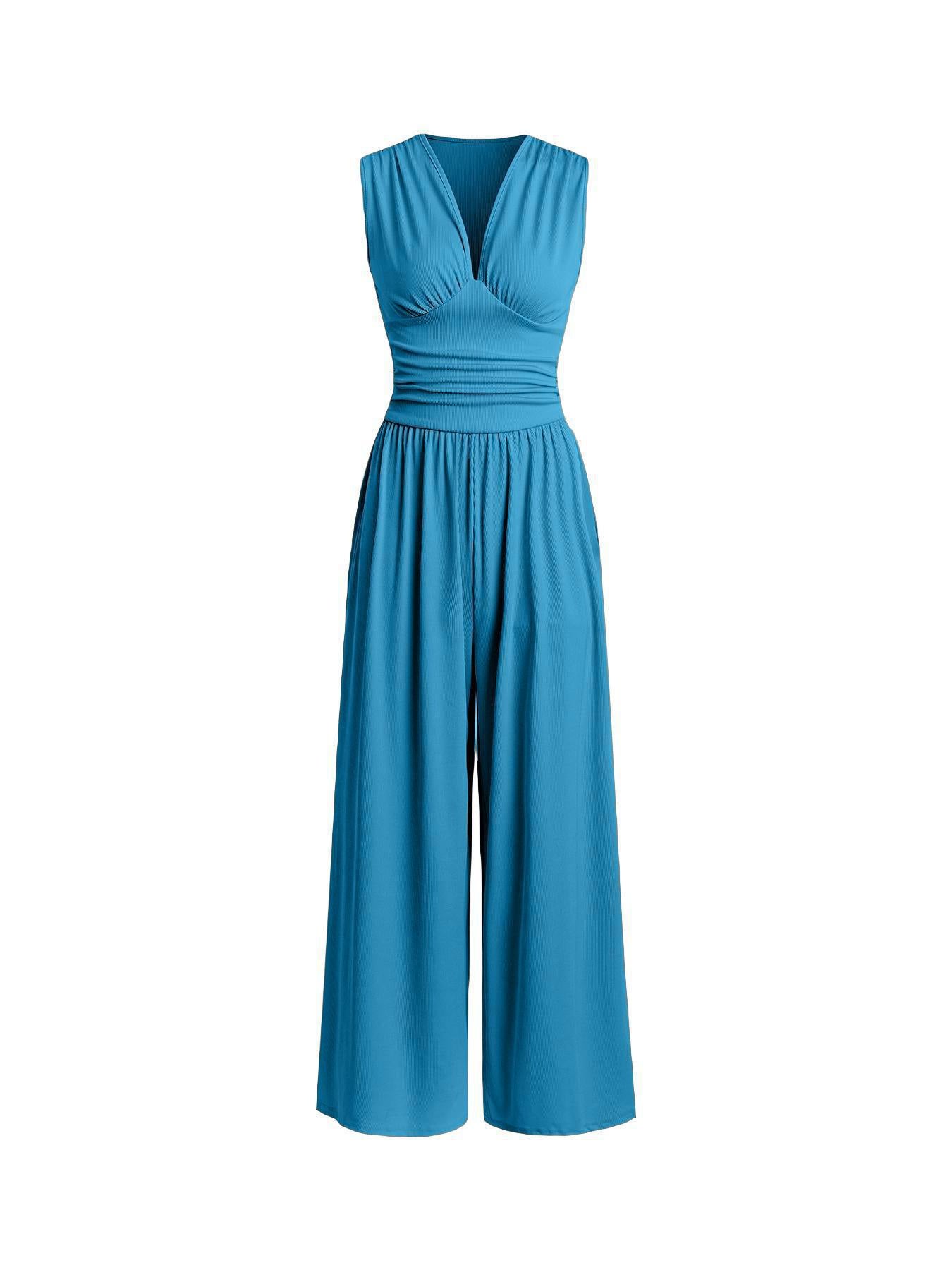 Women's Jumpsuit Palazzo Leg with Waist