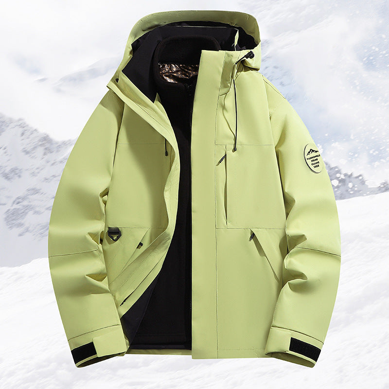 Women's Technical Ski and Winter Jacket with Removable Inner Jacket and Welded Seams Chichicherry