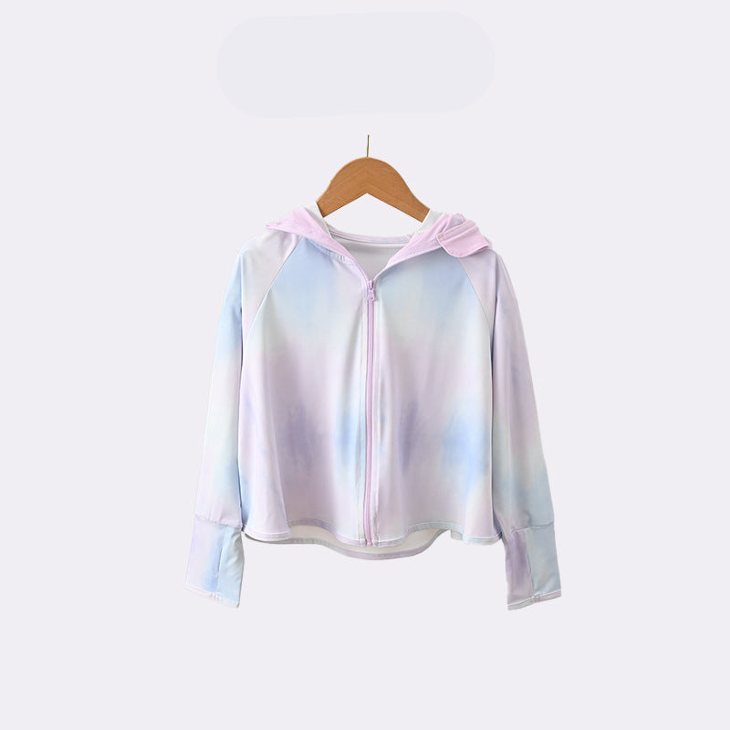 Ladies UV protection jacket with hood and soft material Chichicherry