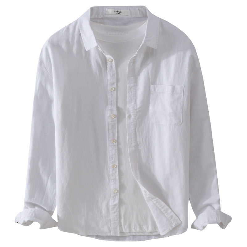 Men's overshirt made from cotton blend with chest pocket and loose fit Chichicherry