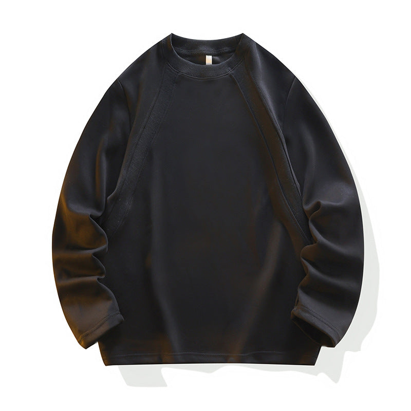 Unisex Oversize Raglan Sweatshirt made of soft cotton blend with ribbed round neckline Chichicherry