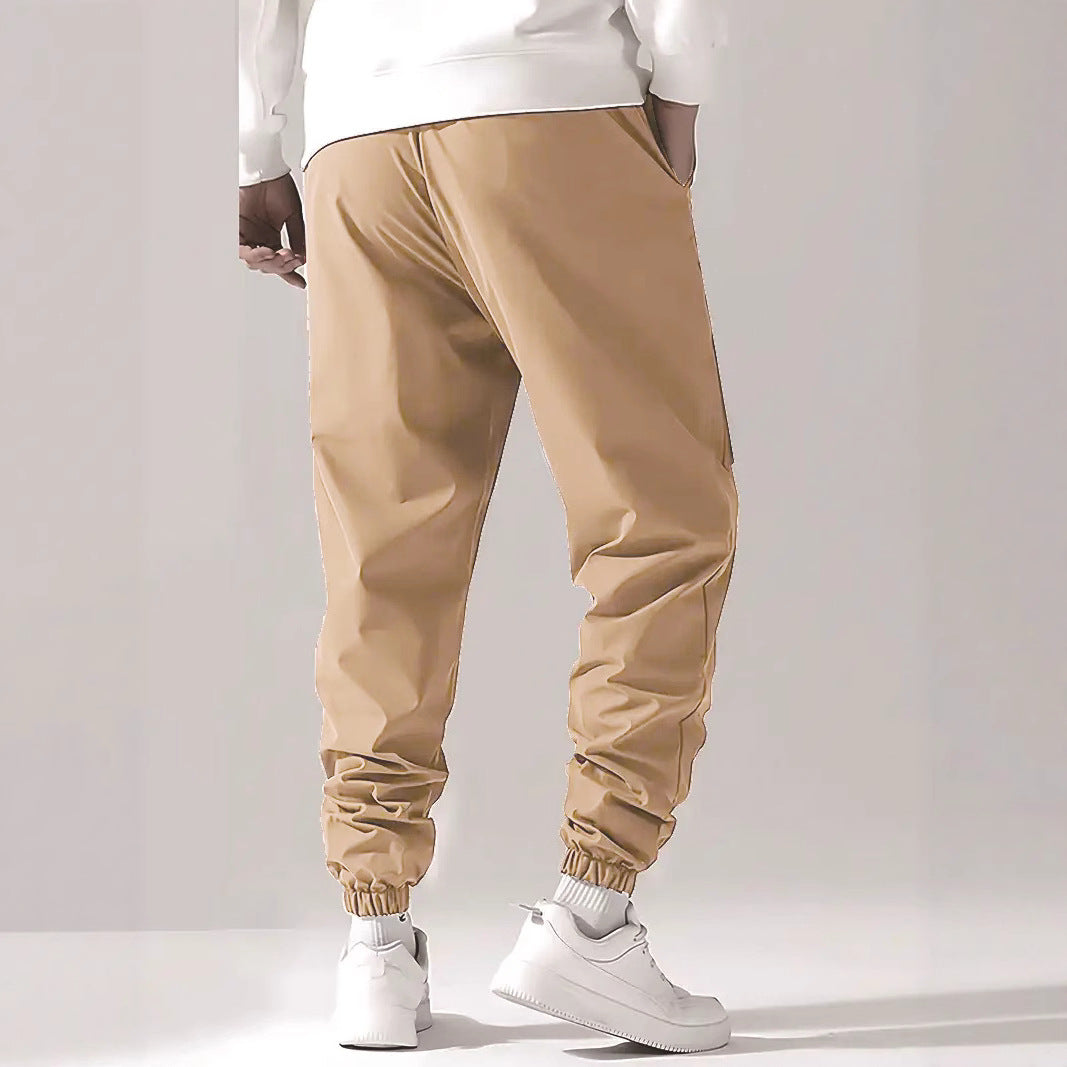 Men's cargo jogging pants with elastic waistband, cargo pockets & drawstring Chichicherry