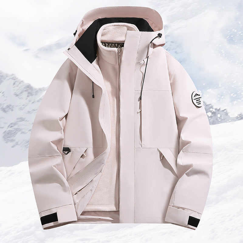 Women's Technical Ski and Winter Jacket with Removable Inner Jacket and Welded Seams Chichicherry
