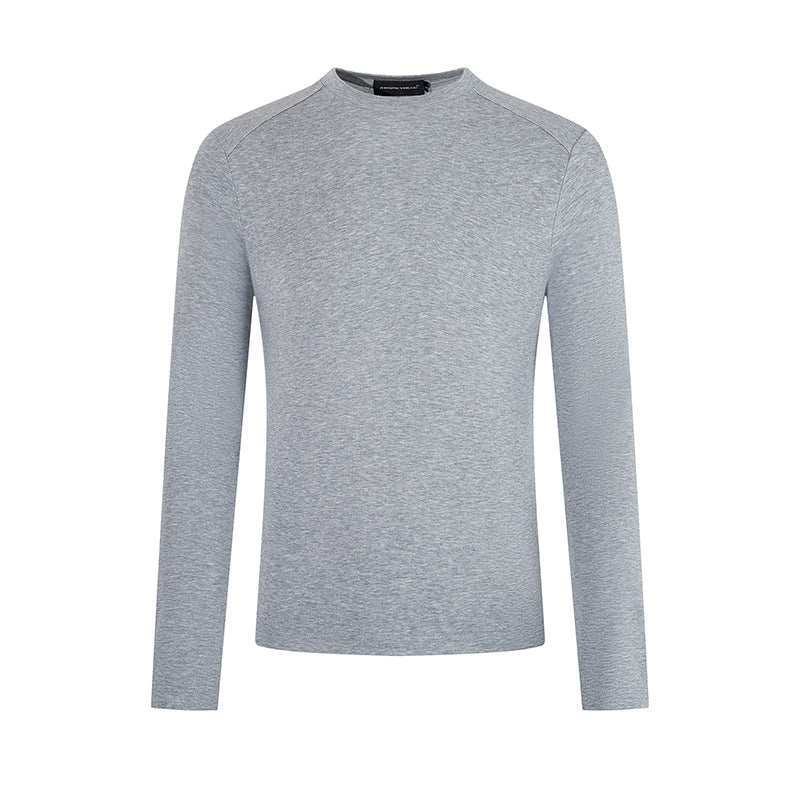 Men's fine knit pullover with round neck made of merino wool Chichicherry