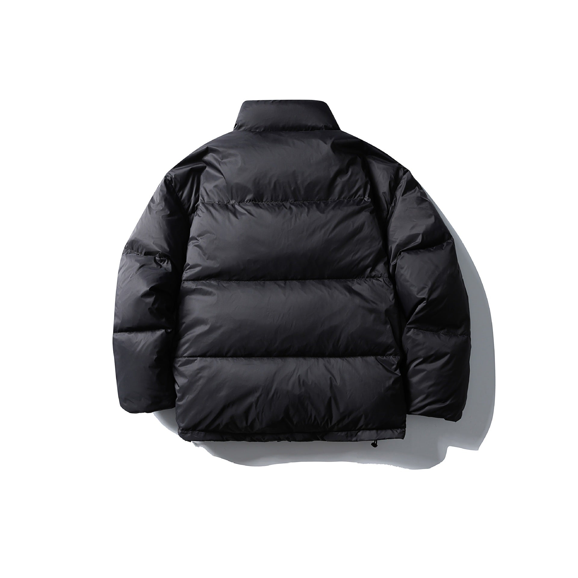 Unisex Boxy-padded short jacket with high stand-up collar and water-repellent shell Chichicherry