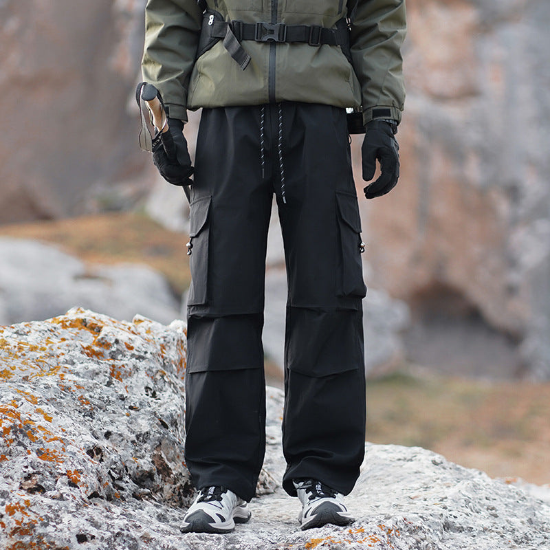 Men's Technical Outdoor Cargo Pants with Water-Repellent Stretch and Reinforced Knees Chichicherry