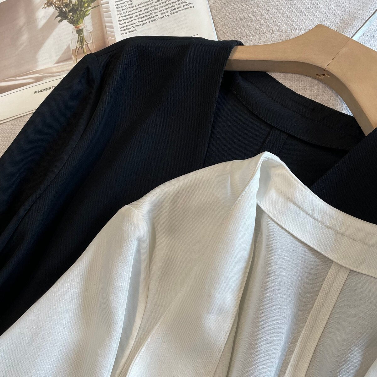 Women Elegant Blouse with Radiant Button Detail Chichicherry