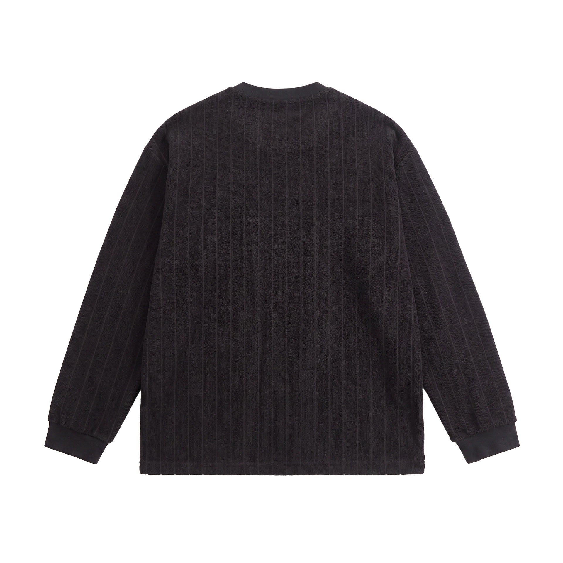 Unisex Ribbed Oversize Sweater with Raglan Sleeves and Metal Logo Chichicherry