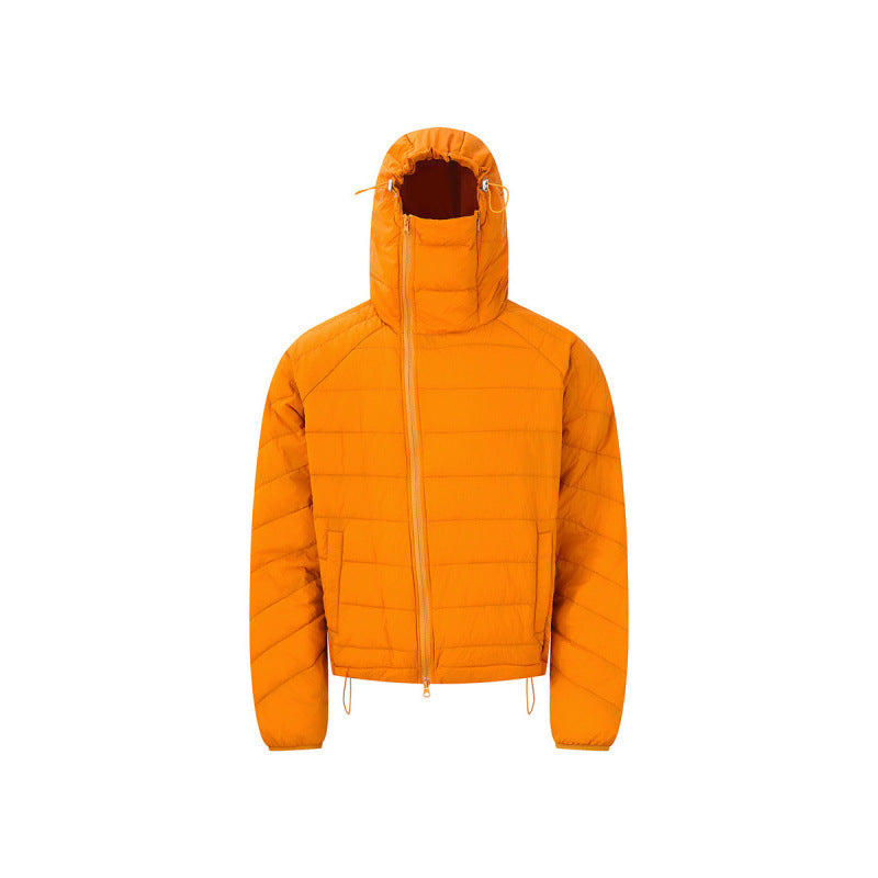 Unisex lightweight padded hooded jacket with thermo insulation, stand-up collar and concealed zipper Chichicherry