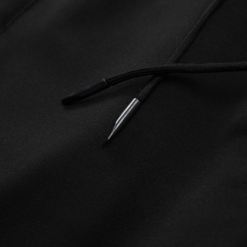Men's Slim-Fit Jogging Pants with Elastic Ribbed Waistband, Drawstring and Zipper Pockets Chichicherry