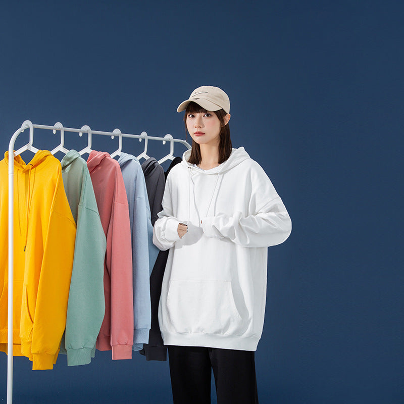 Women's Oversized Hoodie with Kangaroo Pocket, Dropped Shoulders and Adjustable Drawstring Chichicherry