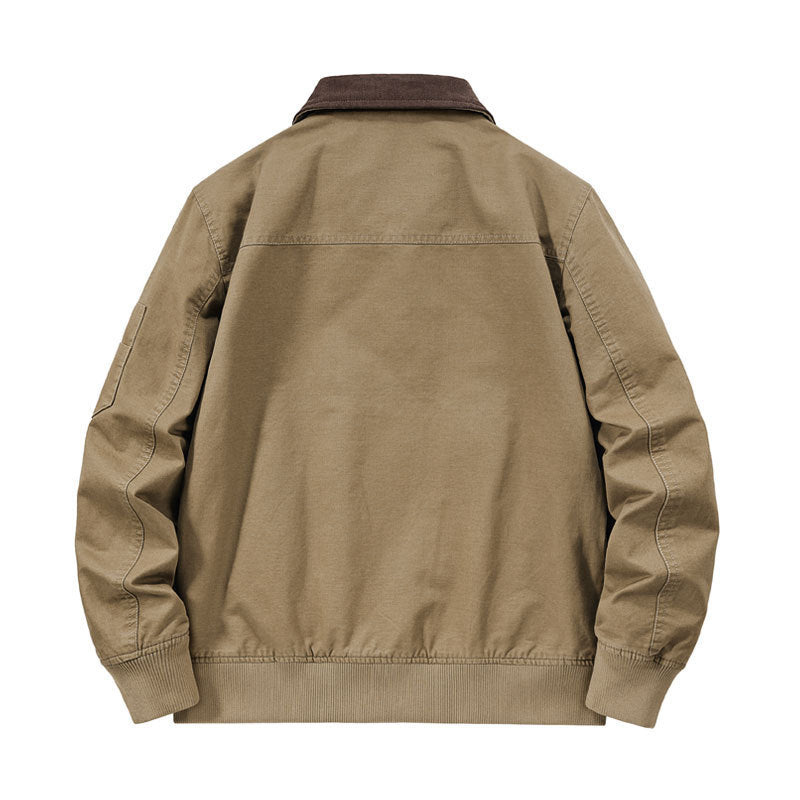 Men's Cord Collar Field Jacket Chichicherry